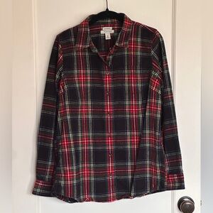 L.L. Bean Plaid Flannel Shirt
